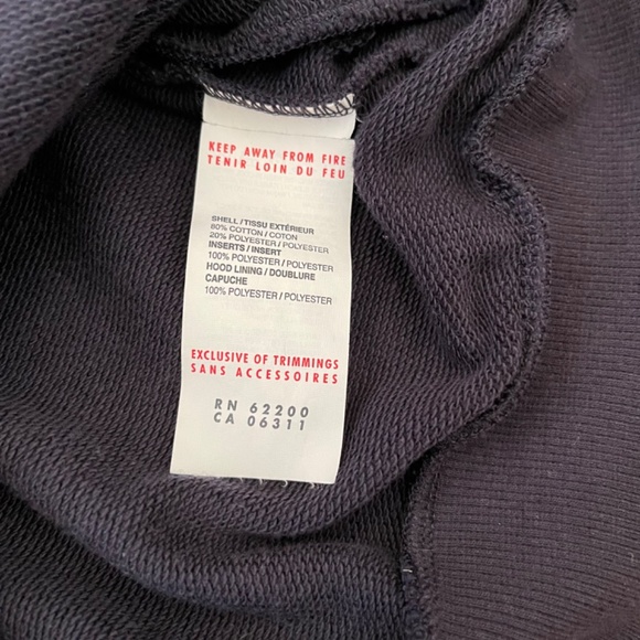 PUMA X  BMW TEAM MOTORSPORT ORIGINAL HOODED BLUE SWEAT JACKET Sz M - Picture 5 of 9